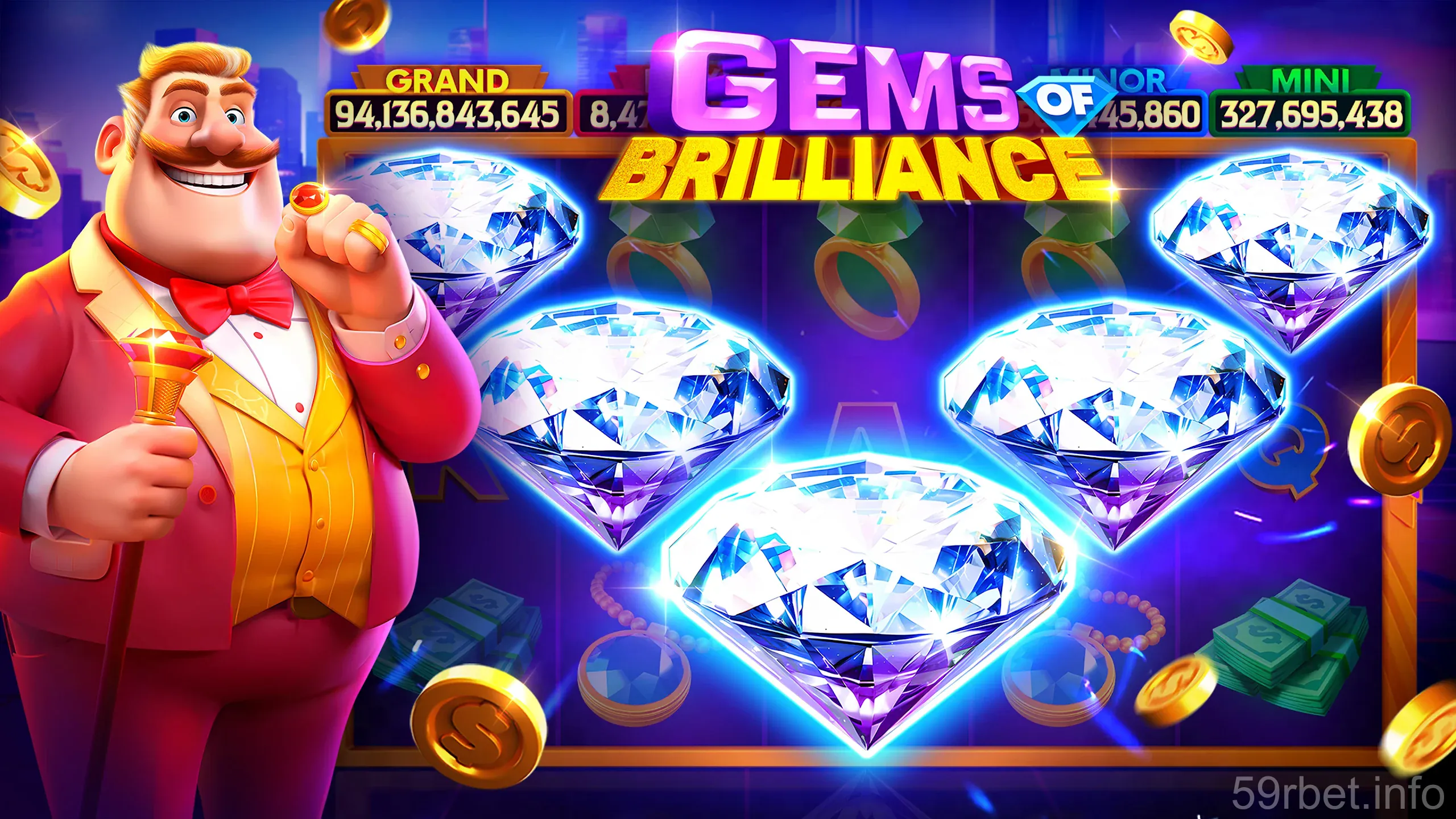 Tela inicial do aplicativo 59r